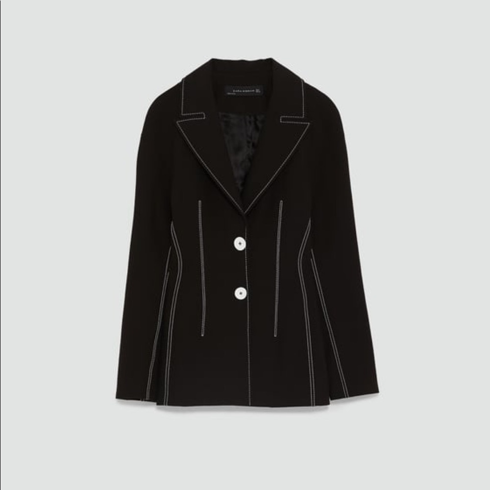 Zara Stitch Blazer